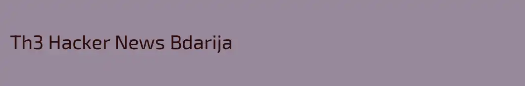 Th3 Hacker News Bdarija